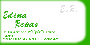 edina repas business card